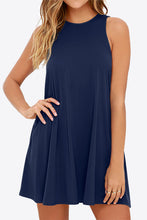 Load image into Gallery viewer, Full Size Round Neck Sleeveless Dress with Pockets