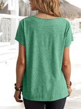 Load image into Gallery viewer, Cowl Neck Short Sleeve T-Shirt