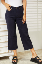 Load image into Gallery viewer, Judy Blue Full Size High Waist Tummy Control Garment Dyed Wide Cropped Jeans