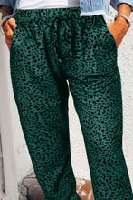 Load image into Gallery viewer, Leopard Pocketed Long Pants