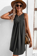 Load image into Gallery viewer, Round Neck Sleeveless Mini Dress