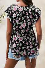 Load image into Gallery viewer, Printed Round Neck Short Sleeve T-Shirt