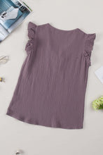 Load image into Gallery viewer, Ruffle Shoulder V-Neck Top