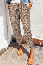 Load image into Gallery viewer, Leopard Pocketed Long Pants