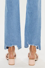 Load image into Gallery viewer, Kancan High Waist Raw Hem Straight Jeans