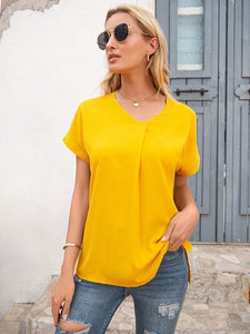 V-Neck Short Sleeve T-Shirt