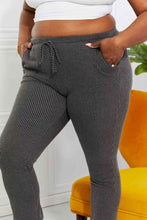 Load image into Gallery viewer, Blumin Apparel Full Size Easy Living Ribbed Joggers