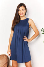 Load image into Gallery viewer, Double Take Round Neck Sleeveless Mini Dress