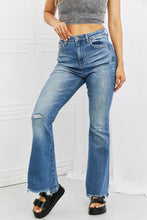 Load image into Gallery viewer, RISEN Full Size Iris High Waisted Flare Jeans